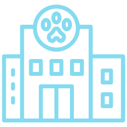 a pet hospital icon