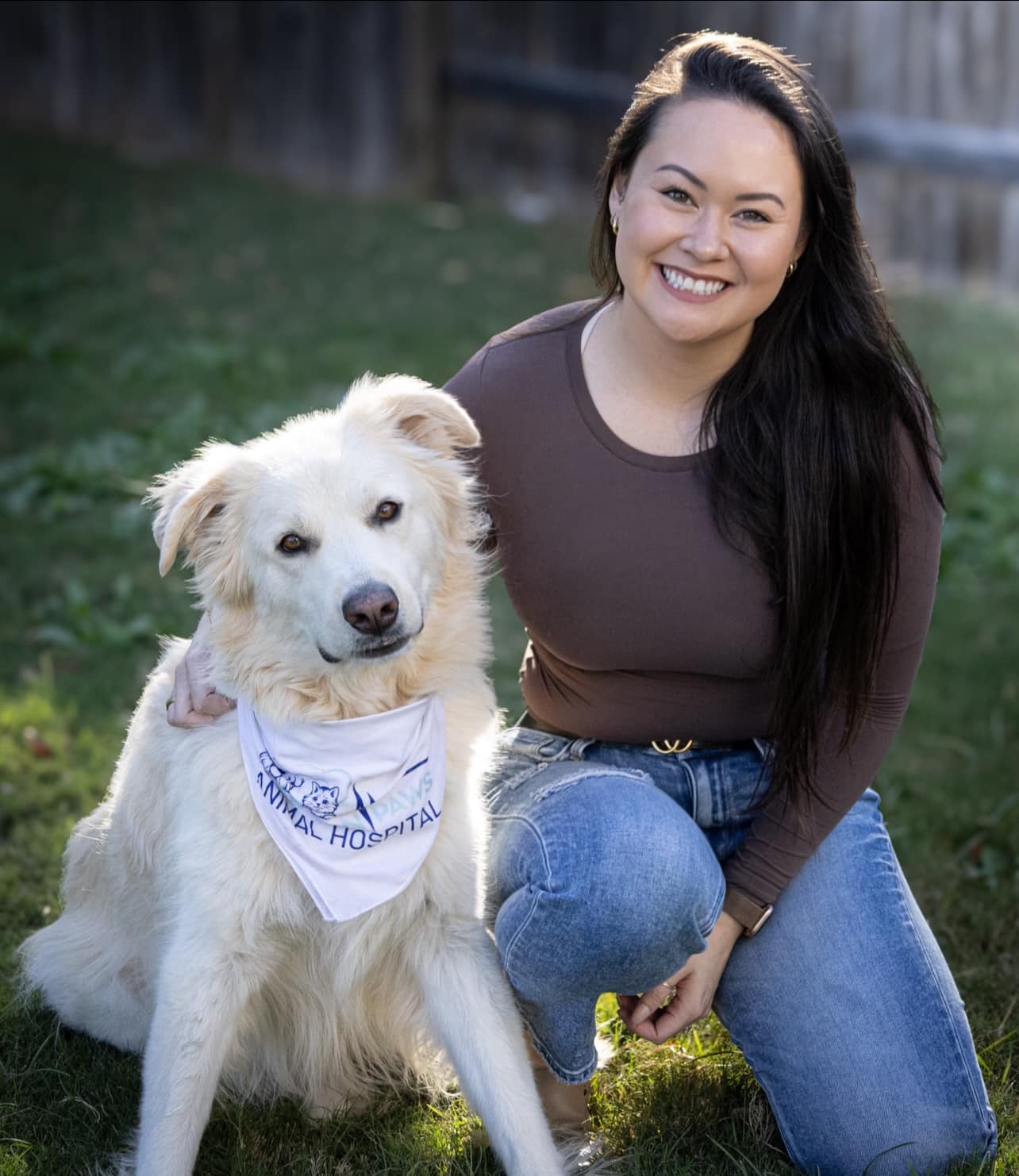 Dr. Goodner with her dog